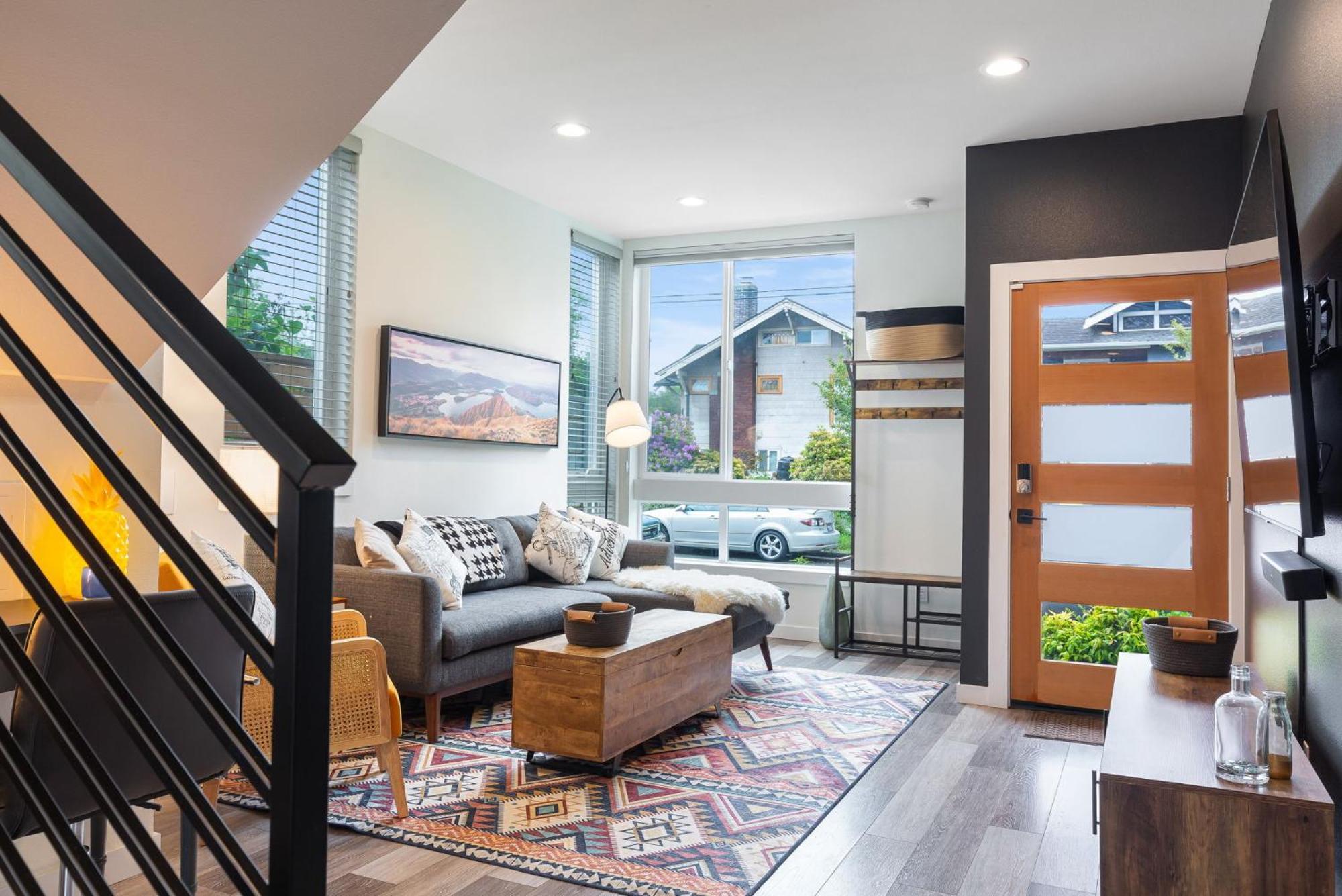 Stylish Townhouse Near Seattle Attractions Villa Eksteriør billede
